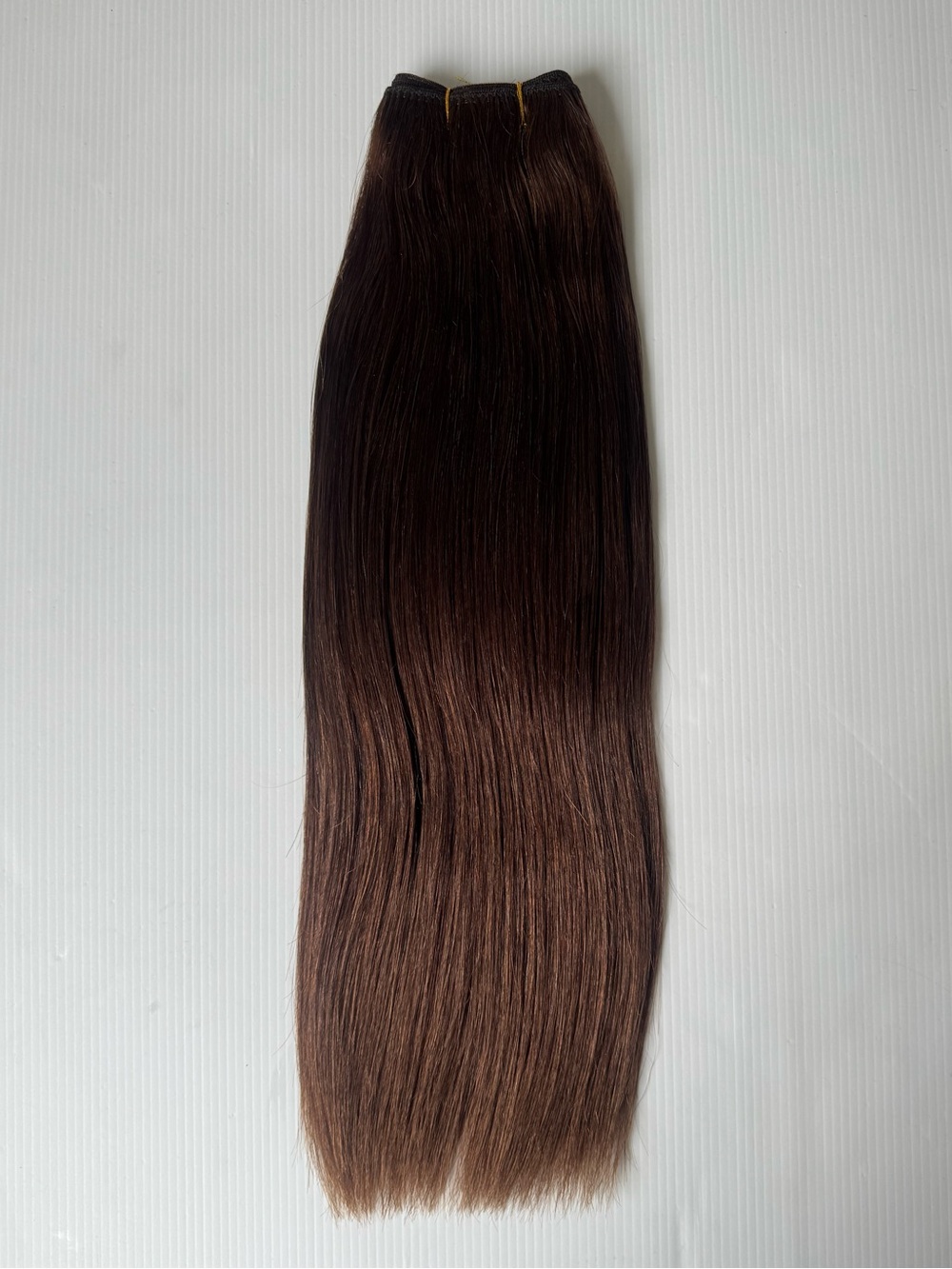 16” 100% Human Hair Weft Extensions 100g Medium Brown Straight